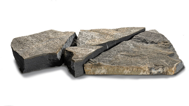 Schrittplatten aus Krustenplatten